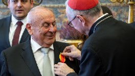 Mr. Michel Issa Receives Grand Order of St. Gregory the Great from Pope Francis for Humanitarian Contributions