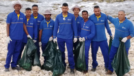 IPT Takes Part in Operation Big Blue's Beach Clean-Up