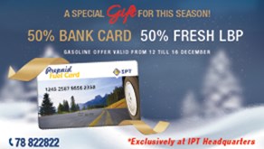 Make Your Gift Count this Season With IPT Fuel Prepaid Card!